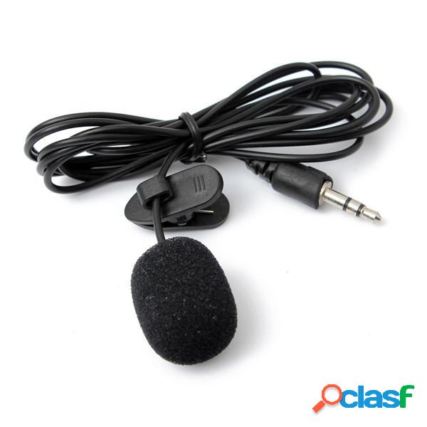 Collare Mini 3.5mm Tie Lapel Lavalier Clip Microfono Per