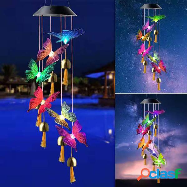 Colorato solare Bell Wind Chime Light Automatico