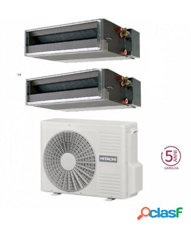 Condizionatore Climatizzatore Hitachi Dual Split Canalizzato