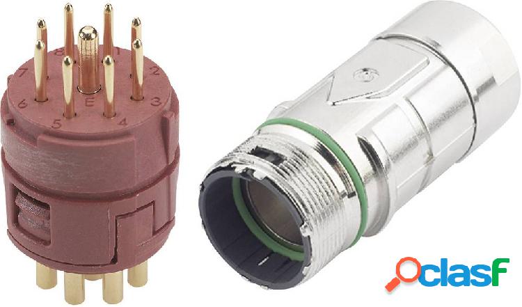 Connettore EPIC® M23 a 8+1 poli in set EPIC® KIT M23 F6