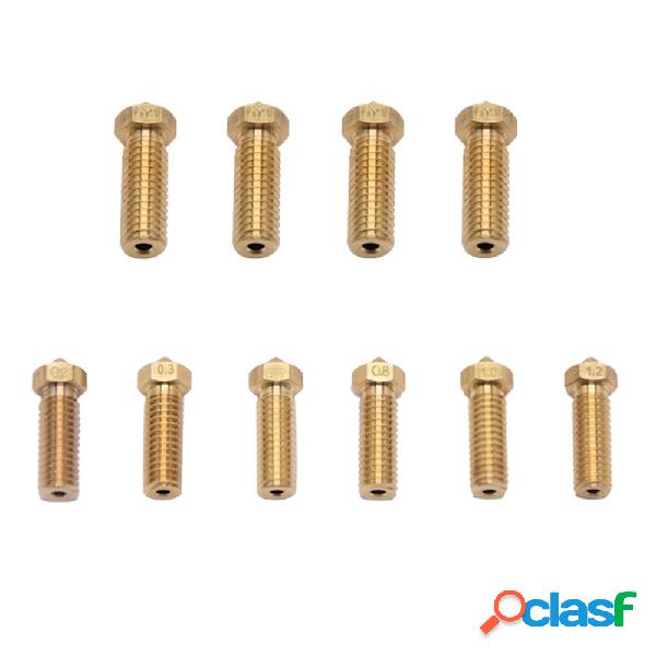 Creativity® 10Pcs Ugello Vulcano in acciaio inossidabile