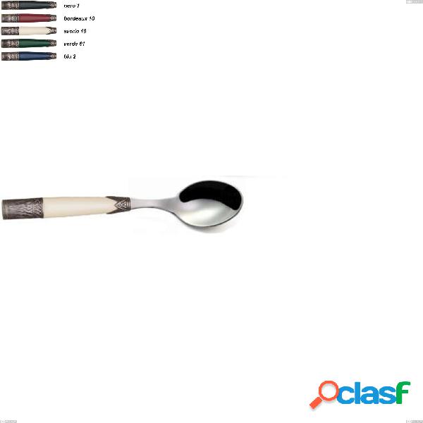 Cucchiaino caffè aria, acciaio 18/10 aisi304 colorato