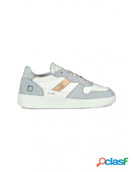 DATE - Sneakers - 390987 - Bianco/Azzurro