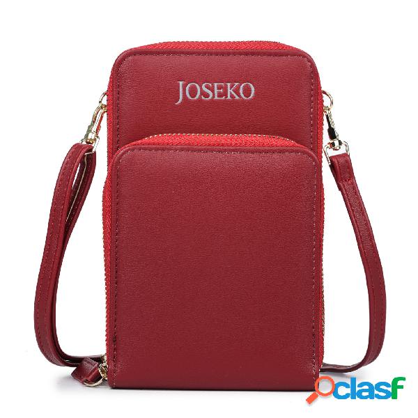 Donne Pelle artificiale Casual Grande capacità Crossbody