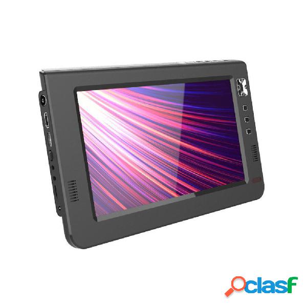 EASINY 10.1 pollici HD TV portatile DVB-T DVB-T2 ATV Color