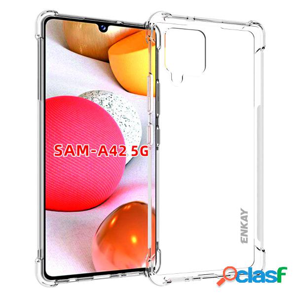 Enkay per Samsung Galaxy A42 5G Custodia con airbag Custodia