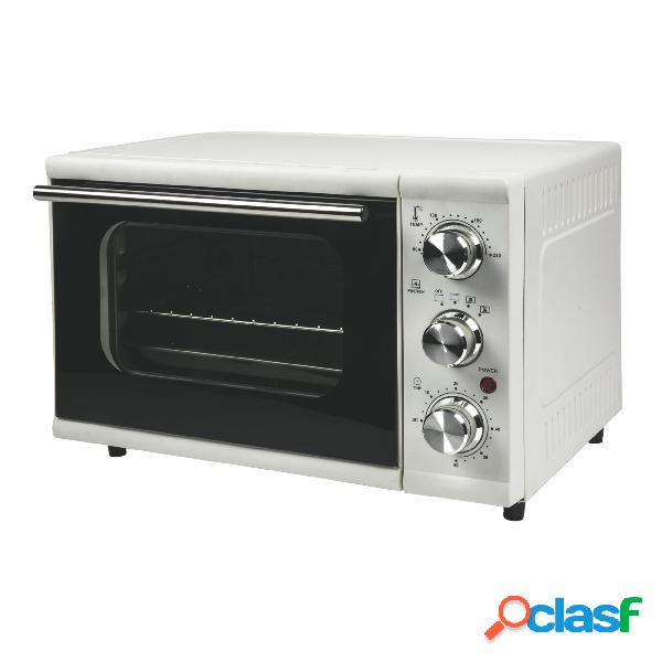 FORNO 24 LT BIANCO NEW 1300 W VENTILATO in Vetro - Acciaio