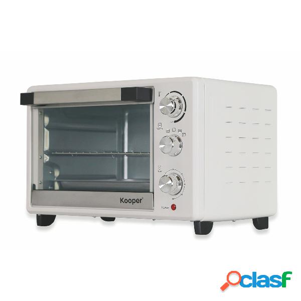 FORNO 30 LT BIANCO 1380 W VENTILATO in Vetro - Acciaio