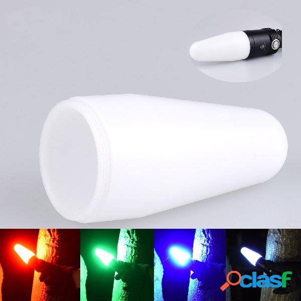 Fitorch Flashlight POM White Diffuser Segnale Light Traffic