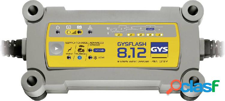 GYS GYSFLASH 8.12 029385 Caricatore automatico 12 V 8 A