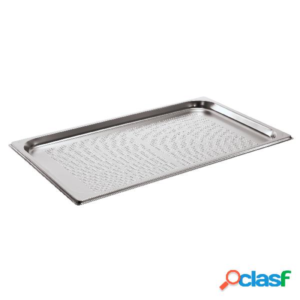 Gn 1/1 Forata Cm 53X32,5X2 Serie Gastronorm Inox, peso 0,93