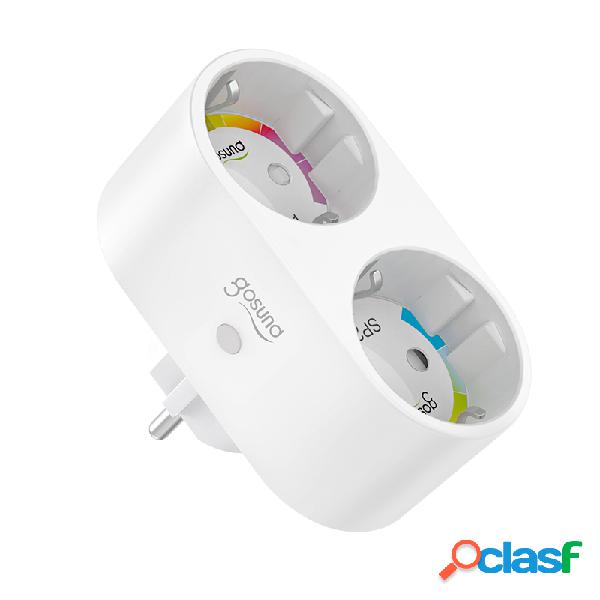 Gosund SP211 16A Smart Plug 2 IN 1 Dual EU Plug Presa WiFi