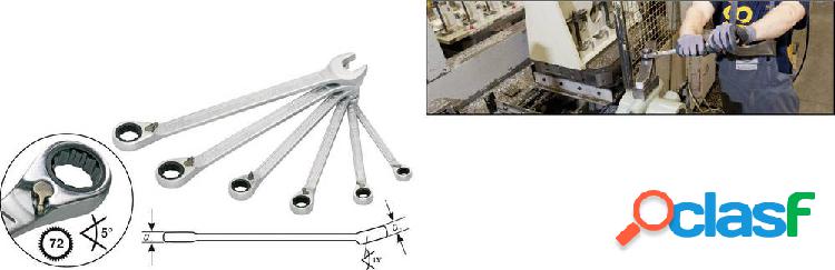 Hazet 606/6-1 Kit chiavi combinate a cricchetto 6 parti 21 -