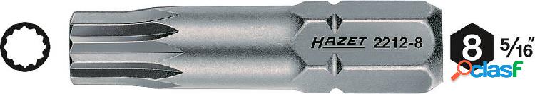 Hazet Inserto a Profilo dentato M8 Acciaio speciale 1 pz.