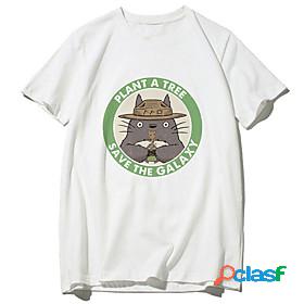 Inspired by Totoro Cosplay Polyester / Cotton Blend Anime