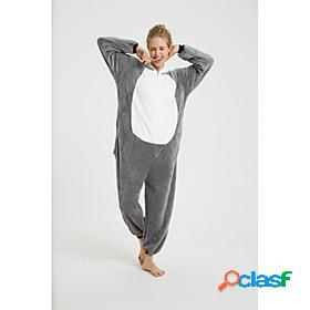 Kids Adults Kigurumi Pajamas Husky Onesie Pajamas Flannel