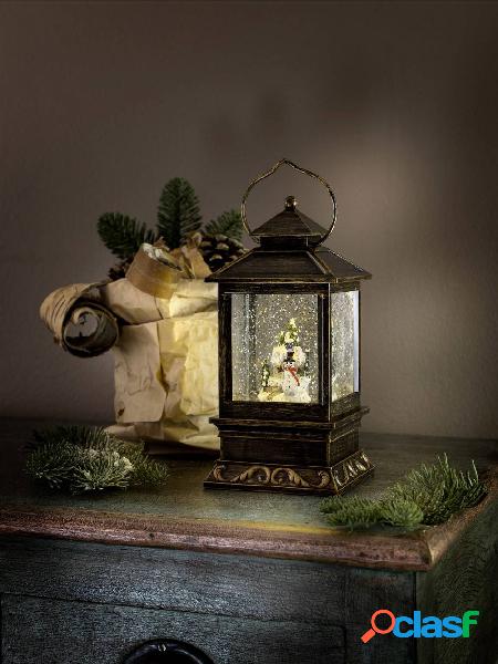 Konstsmide 2808-000 Lanterna a LED Pupazzo di neve Bianco
