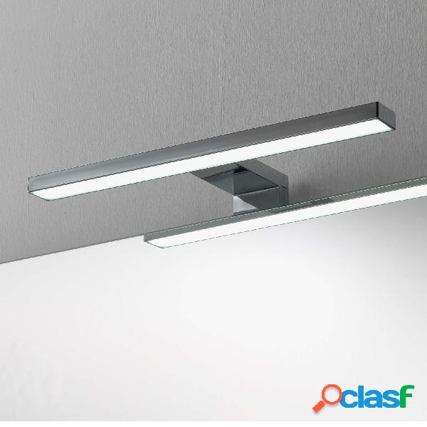 Lampada a led per specchio da bagno cm 30 cromata