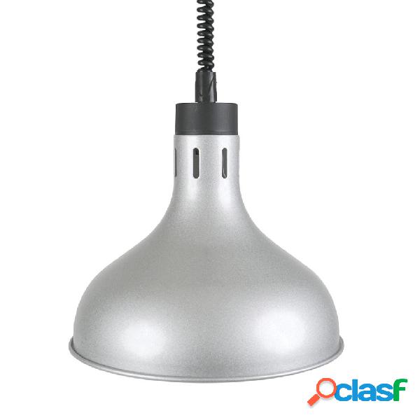 Lampada riscaldante color argento diametro 290 mm luce