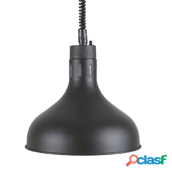 Lampada riscaldante color nero diametro 290 mm luce bianca