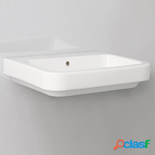 Lavabo da bagno sospeso/appoggio cm 75x45x15 Azzurra Tulip