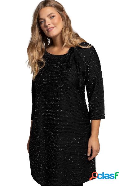Maglia lunga, tessuto operato con effetto 3D, effetto