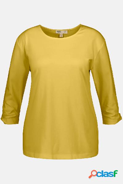 Maglia oversize di cotone biologico con nodi decorativi e