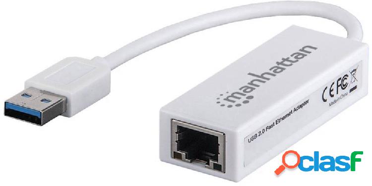 Manhattan Fast Ethernet Adapter Adattatore di rete 100