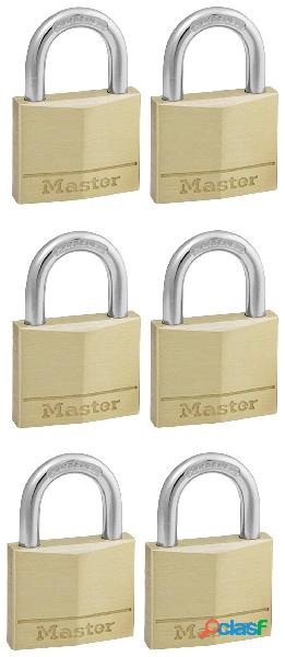 Master Lock P22214 Lucchetto Stesse chiavi Oro, Argento