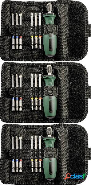 Metabo 626723000-3 Kit inserti 7 parti Croce Pozidriv, Croce