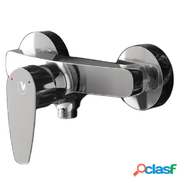Miscelatore doccia esterno Orion ottone cromo con rosoni ed