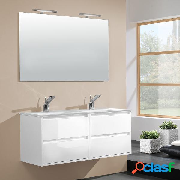 Mobile bagno sospeso Loto41 cm 120x190x46 laccato lucido