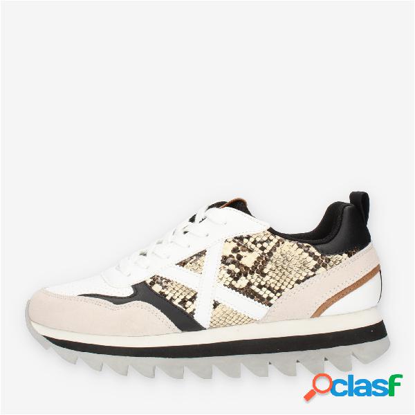 Munich Ripple Sneakers da donna pitonate