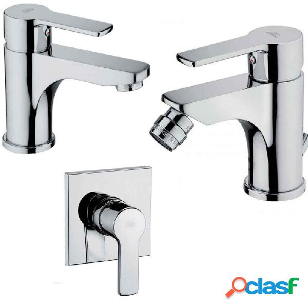Paffoni Red miscelatore lavabo c/scarico, bidet c/scarico e