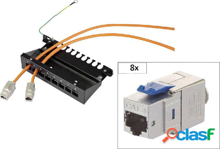 Patchbox di rete Renkforce 8 Porte KSV8 CAT 8.1 1 U