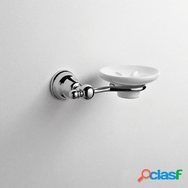 Porta Sapone singolo OMEGA 18x14xh16 cm finitura cromo