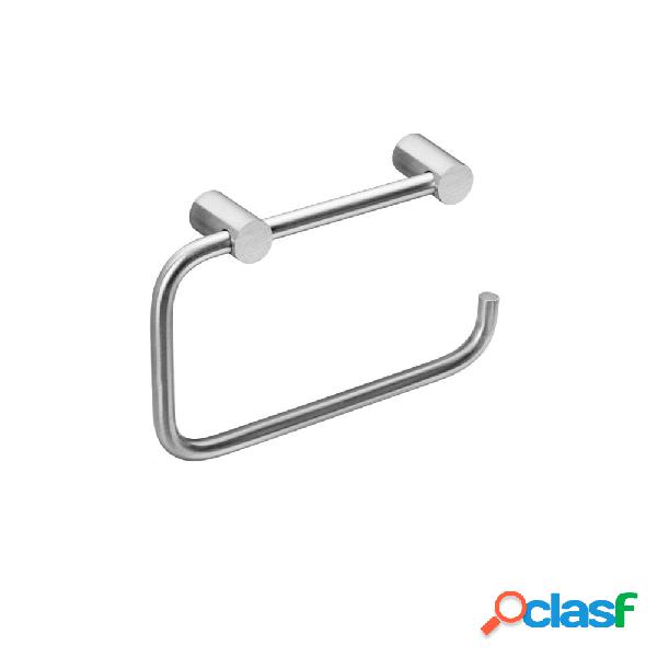 Porta rotolo/porta asciugamani sospeso in acciaio