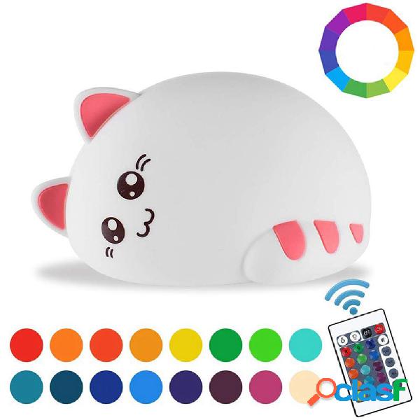 RGB USB ricaricabile LED Lampada da notte per bambini per