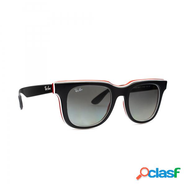 Rb4368 651811 black with red grey gradient dark grey Ray-ban