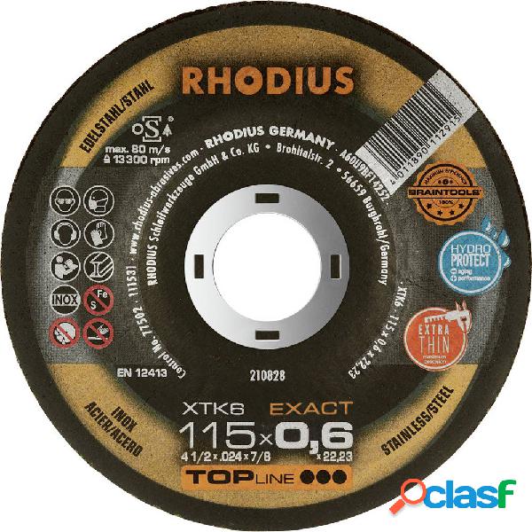 Rhodius XTK6 EXACT BOX 211301 Disco da taglio con centro