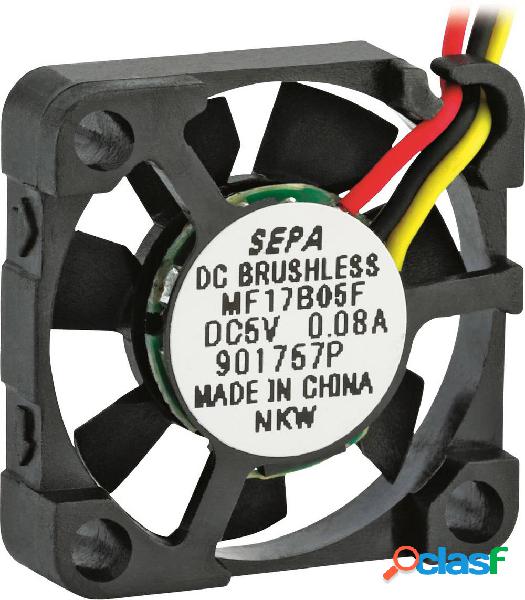 SEPA MF17B05FSE Ventola assiale 5 V/DC 1.1 m³/h (L x L x A)