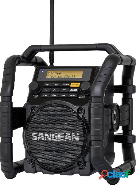 Sangean U-5 DBT Radio da cantiere DAB+, FM AUX, Bluetooth