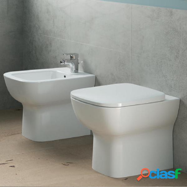 Sanitari filo muro scarico traslato Ideal Standard Esedra Wc