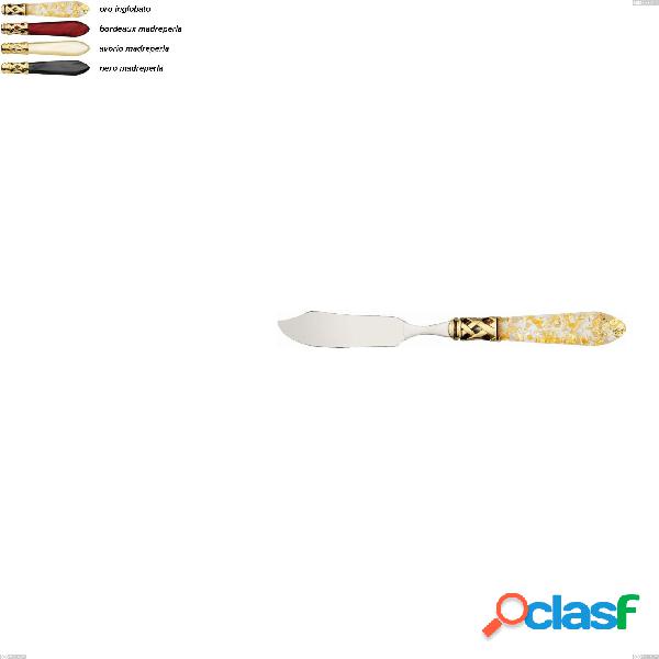 Set da 6 Coltello da pesce Aladdin ghiera oro bugatti,