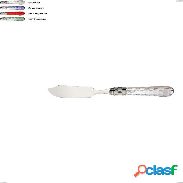 Set da 6 Coltello da pesce Cristallo ghiera cromata bugatti,