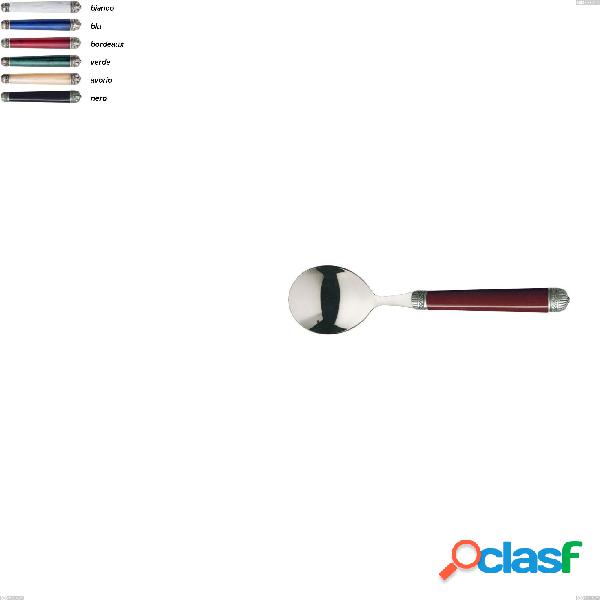 Set da 6 Cucchiaio da brodo Dorico bugatti ghiera brunita,