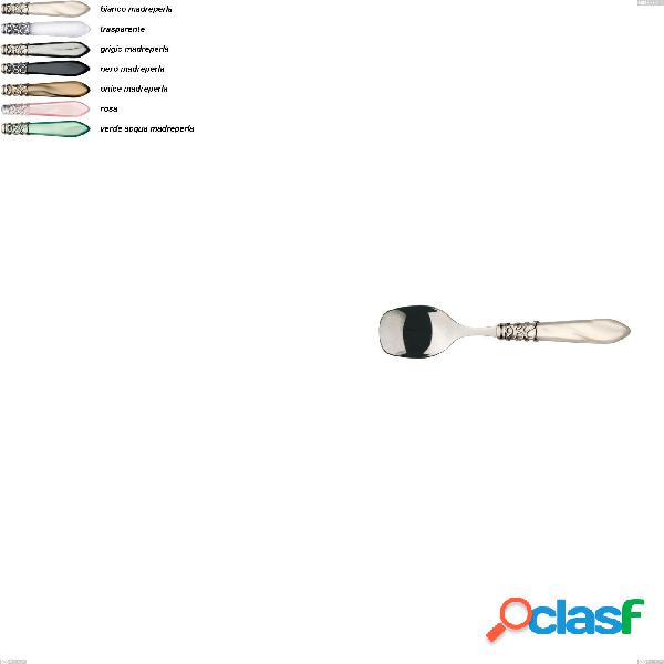 Set da 6 Cucchiaio da gelato Melodia ghiera cromata bugatti,