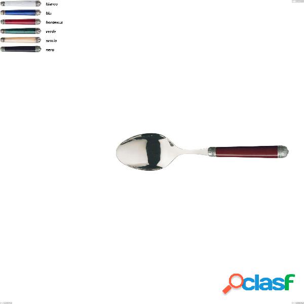 Set da 6 Cucchiaio insalata Dorico bugatti ghiera brunita,