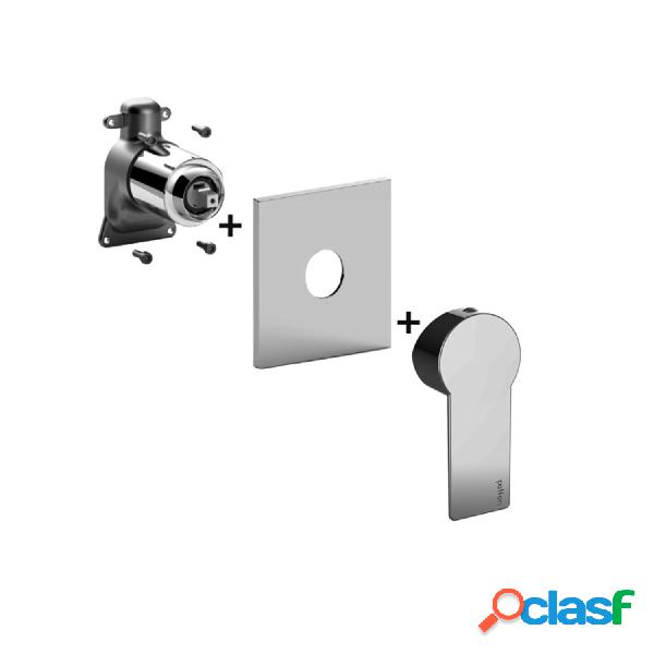 Set esterno miscelatore incasso doccia 1 uscita Paffoni