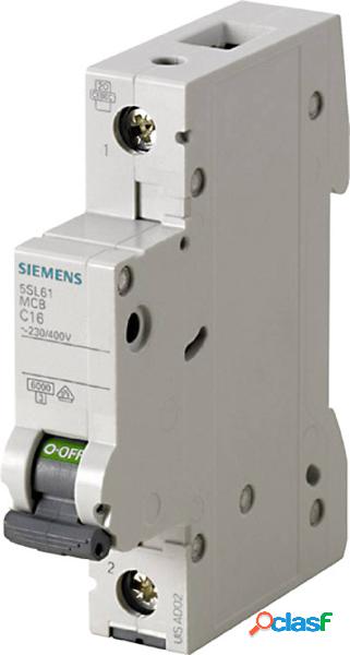 Siemens 5SL6106-6 Interruttore magnetotermico 1 polo 6 A 230